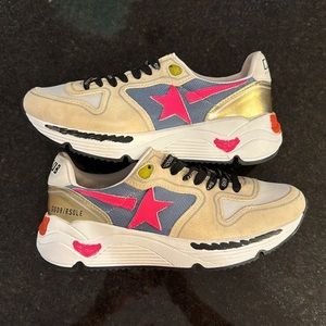 Golden Goose running Sneakers Multi-Color super fun cute Style!!! BNWB